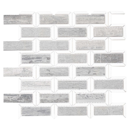 Andova Tiles ANDOVA TILES Turret Natural Stone Mosaic Pattern Wall Tile ANDTUR210